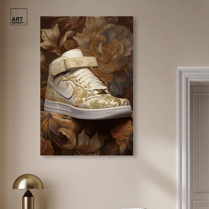 Baroque Sneaker Canvas by Art Remedy, Gallery Wrapped