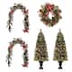 Option 5PK-5ftTrees&Garlands&Wreath