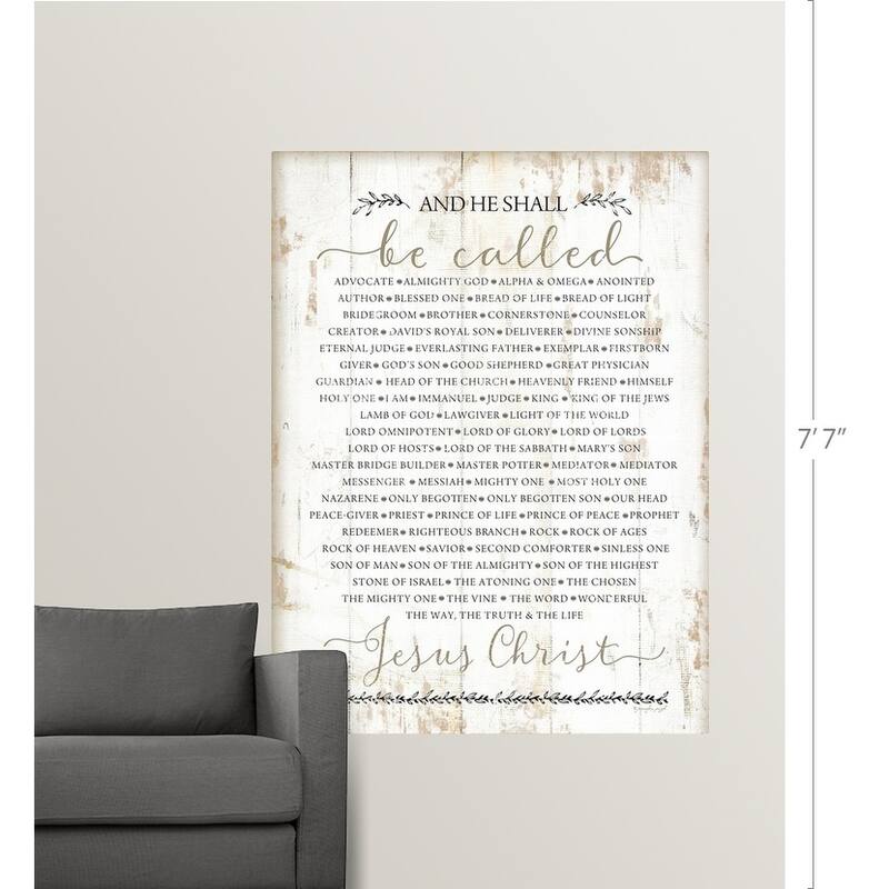 "Names of Christ" Poster Print - Multi