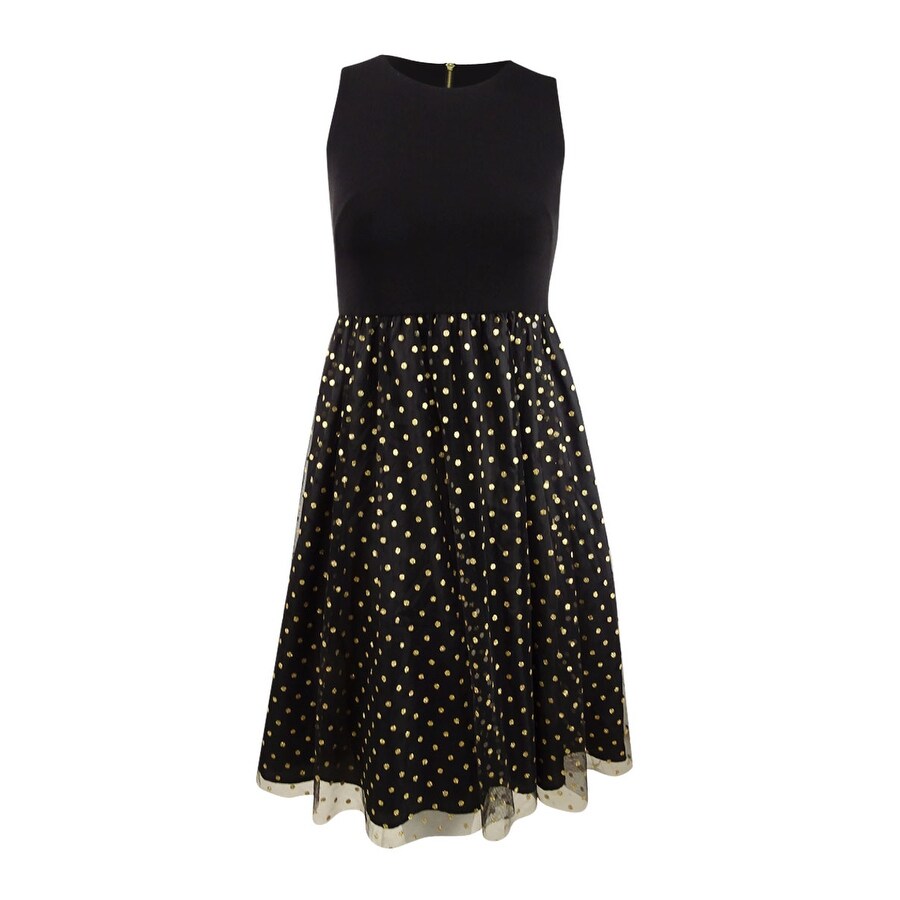 calvin klein black and gold dress Calvin Klein women's long black and gold stone dress gown size 12 – Solé  Resale Boutique main image 0