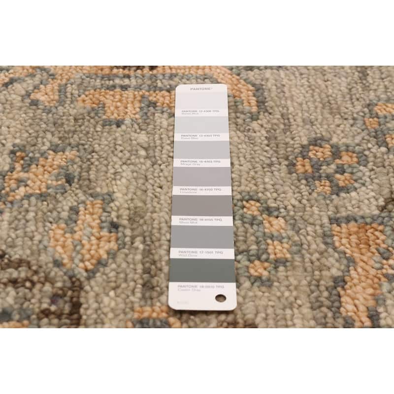 ECARPETGALLERY Hand-knotted Jules Serapi Grey Wool Rug - 8'11 x 11'10