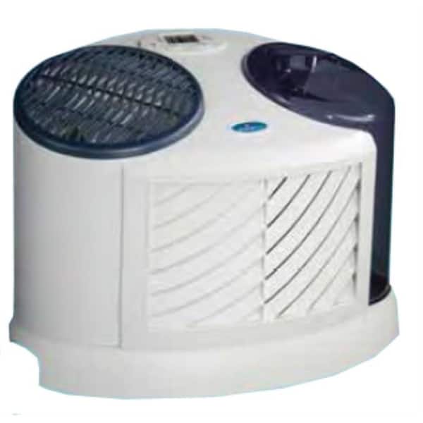 AIRCARE Evaporative Humidifier Tabletop, 7D6100 White/Blue Bed Bath