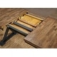 preview thumbnail 3 of 8, Simply Solid Seldovia Trestle Dining Table with 4 Chairs & Server - 6pc Set