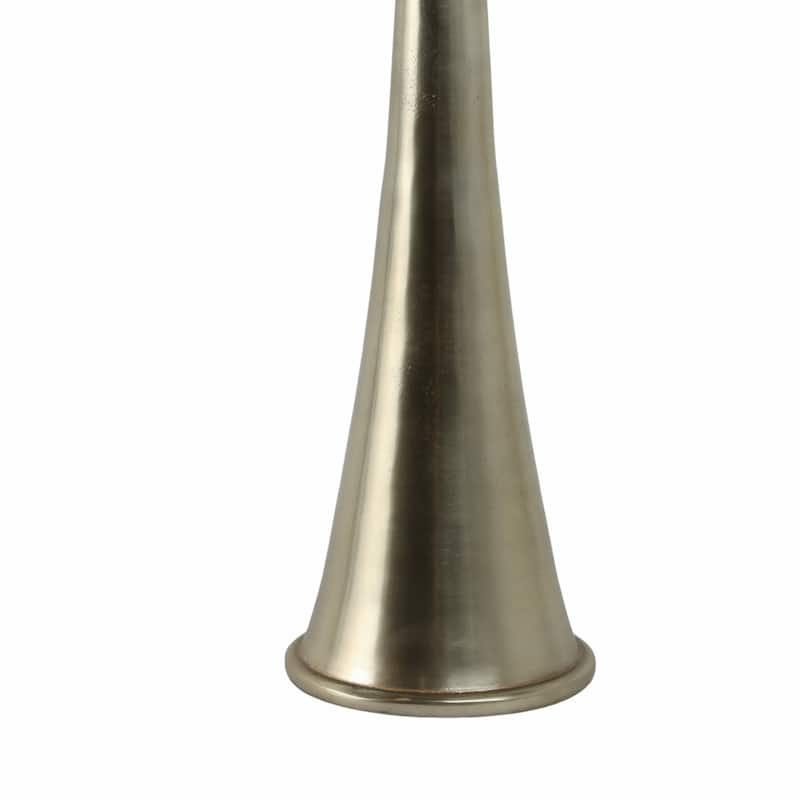 Modern Metal and Glass Floor Candle Stand for Pillar Candles