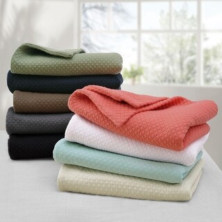 Superior Jacquard Matelasse Solitaire Cotton Bedspread Set