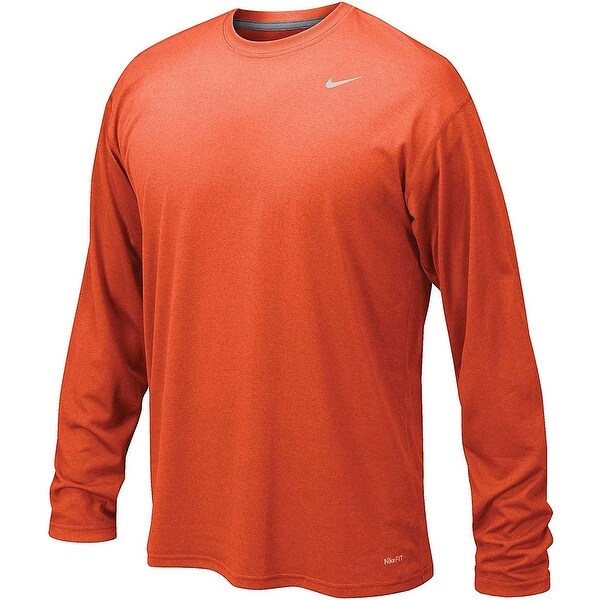 long sleeve red nike shirt