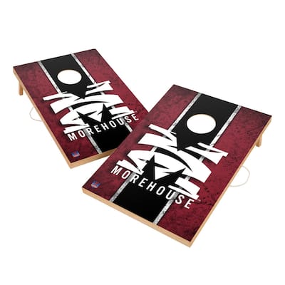 Vintage Morehouse College Maroon Tigers Regulation 2x4 Cornhole Set