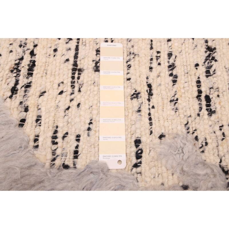 ECARPETGALLERY Hand-knotted Looma Cream Wool Rug - 8'3 x 9'11