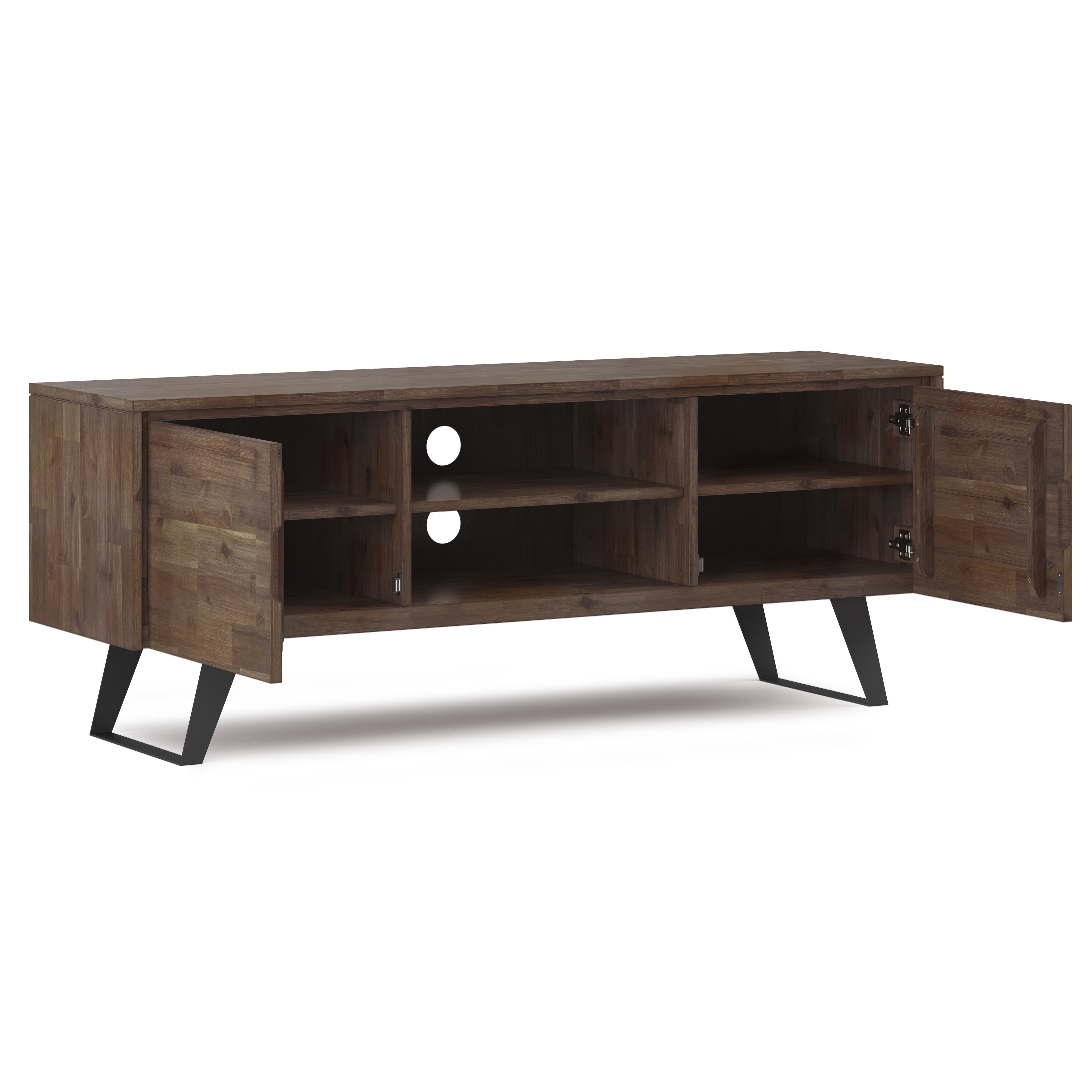 Elle solid wood tv stand for clearance tvs up to 70