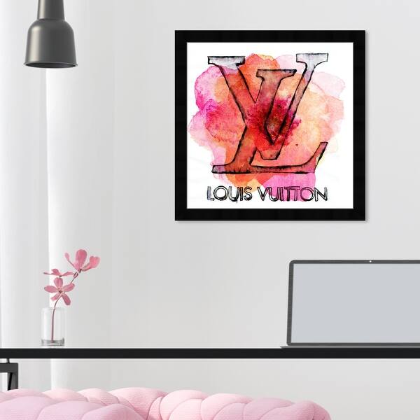 Shop Oliver Gal Lv Petals Fashion And Glam Wall Art Framed Print Fashion Orange Pink Overstock 32194357