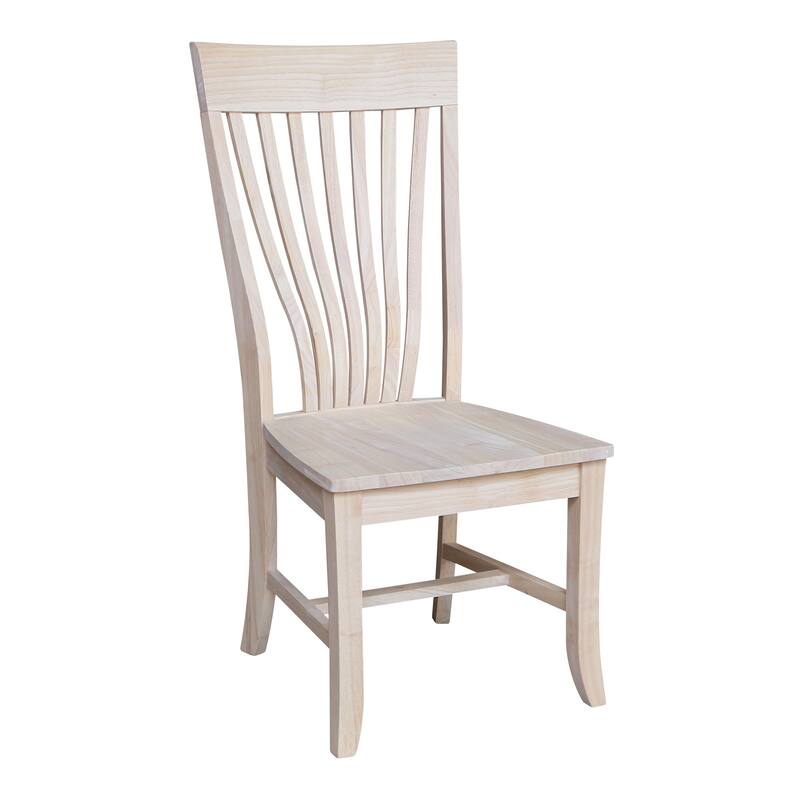 Solid Wood Amanda Dining Chairs - Set of Two