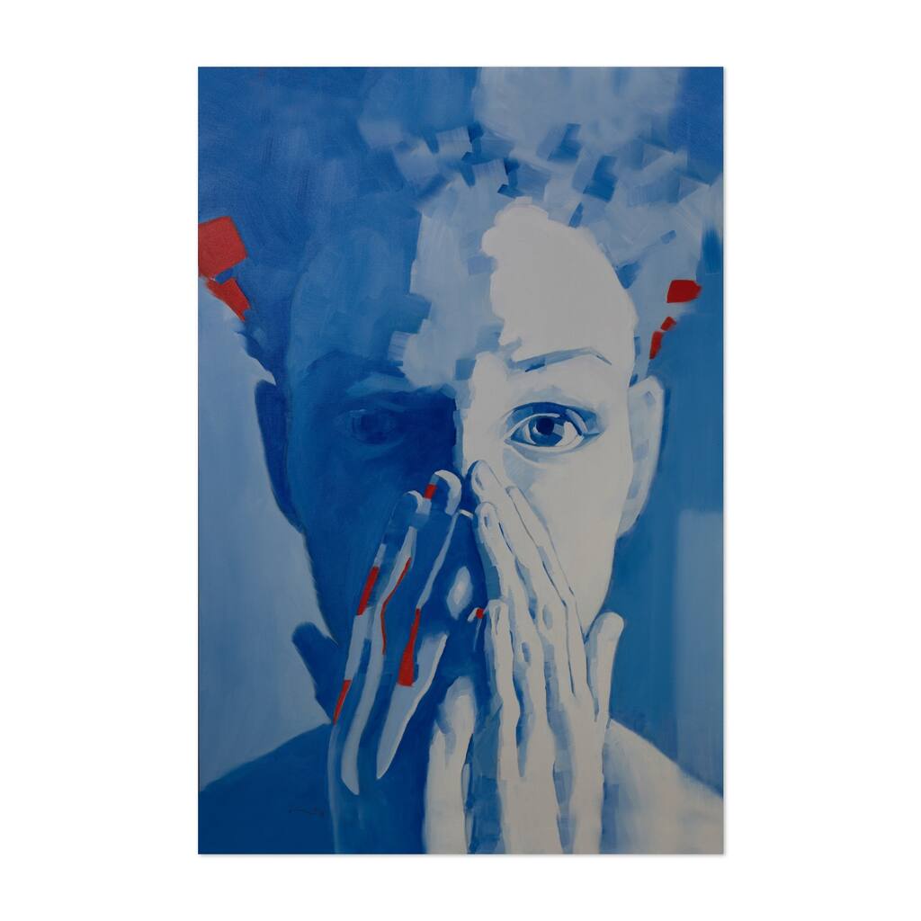 Night Vision Painting Feminine Figurative Art Print/Poster