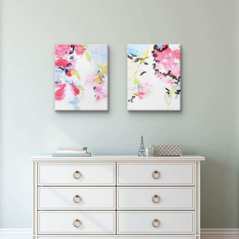 Spring Blossoms 1, 2 by Elisa Sheehan Canvas Art Prints