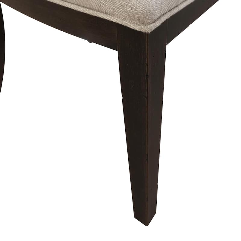 Americana Farmhouse Upholstered Tufted Back Side Chair (Set of 2)