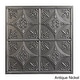 preview thumbnail 3 of 1, Basilica Ceiling Tile (Pack of 10) Antique Nickel