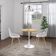 preview thumbnail 11 of 22, Kurv Mid-Century Modern 3-Piece Cafe Dining Set