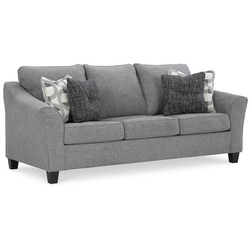 Signature Design by Ashley Mathonia Gray Queen Sofa Sleeper - 92"W x 40"D x 41"H
