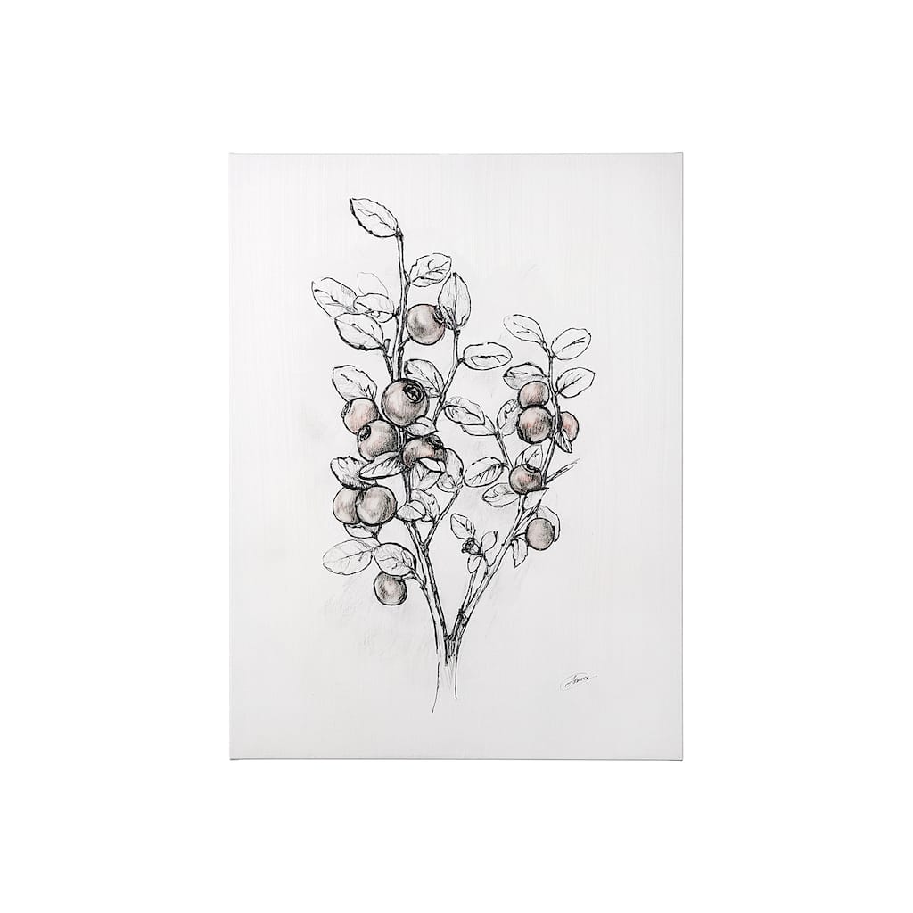 Wildberry Collection Hucklberry (27 x 36) Canvas Art Print
