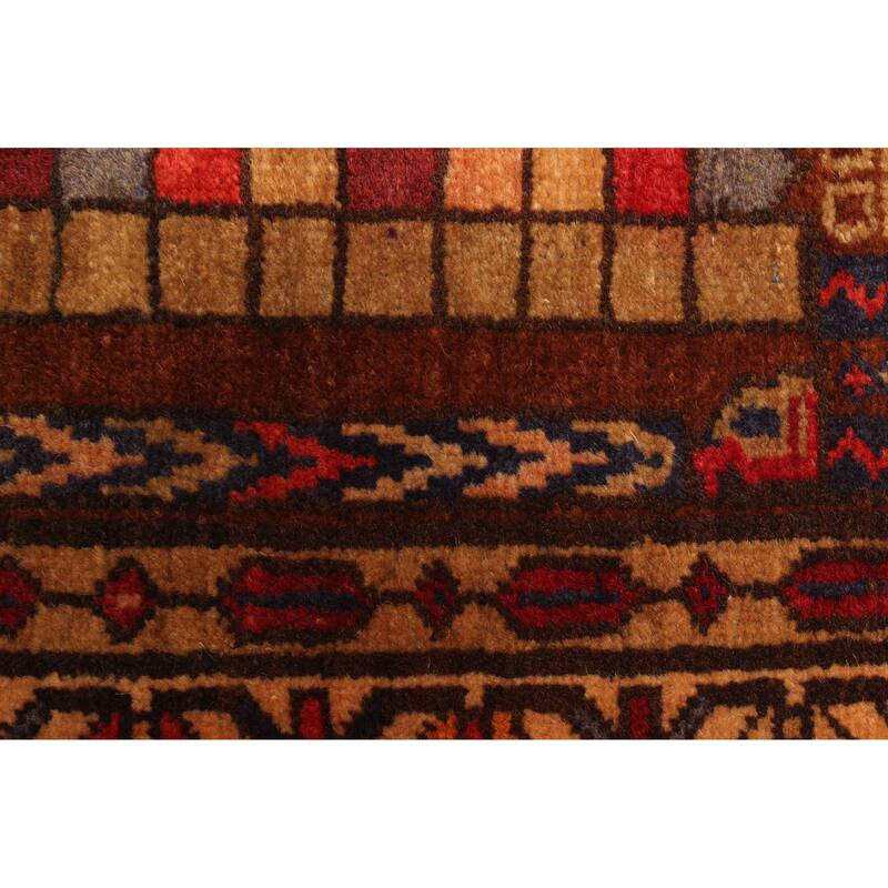 ECARPETGALLERY Hand-knotted Teimani Brown Wool Rug - 2'7 x 4'5