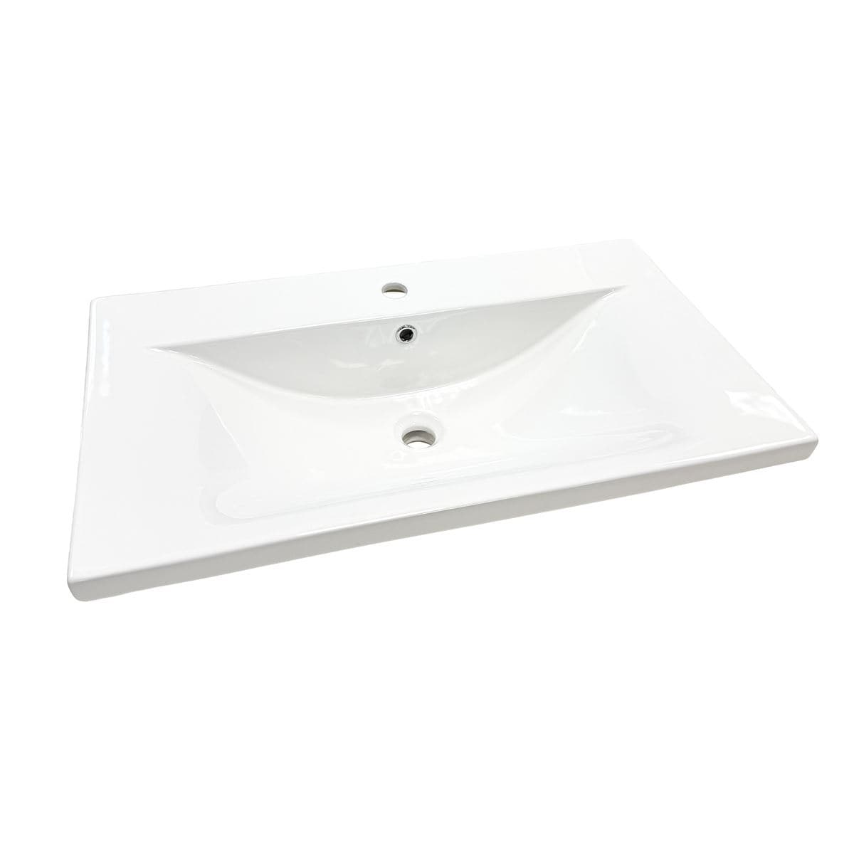 32" EdgeFlow Single Ceramic Sink Top with Single Faucet Hole - 32