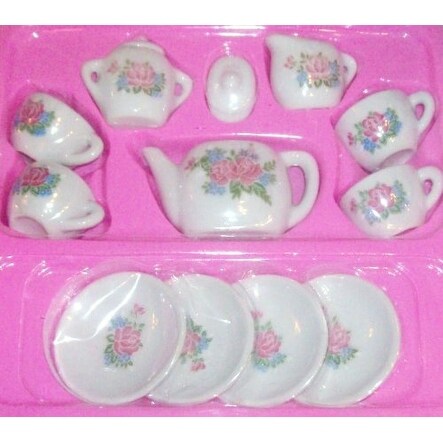porcelain tea set toy