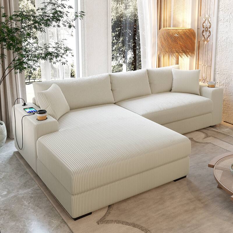 Christopher Knight Home - Trillium Fabric Sectional Sofa