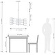 preview thumbnail 6 of 4, 6-Light Modern Matte Black Sputnik Chandelier with Wrought Iron and Clear Glass Accents - W:30.7"