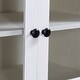 preview thumbnail 16 of 15, Merax TV Stand for TV up to 65in with 2 Tempered Glass Doors, Adjustable Shelves