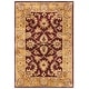 preview thumbnail 25 of 81, SAFAVIEH Handmade Classic Treva Traditional Oriental Wool Rug 4' x 6' - Burgundy/Gold - Rectangle