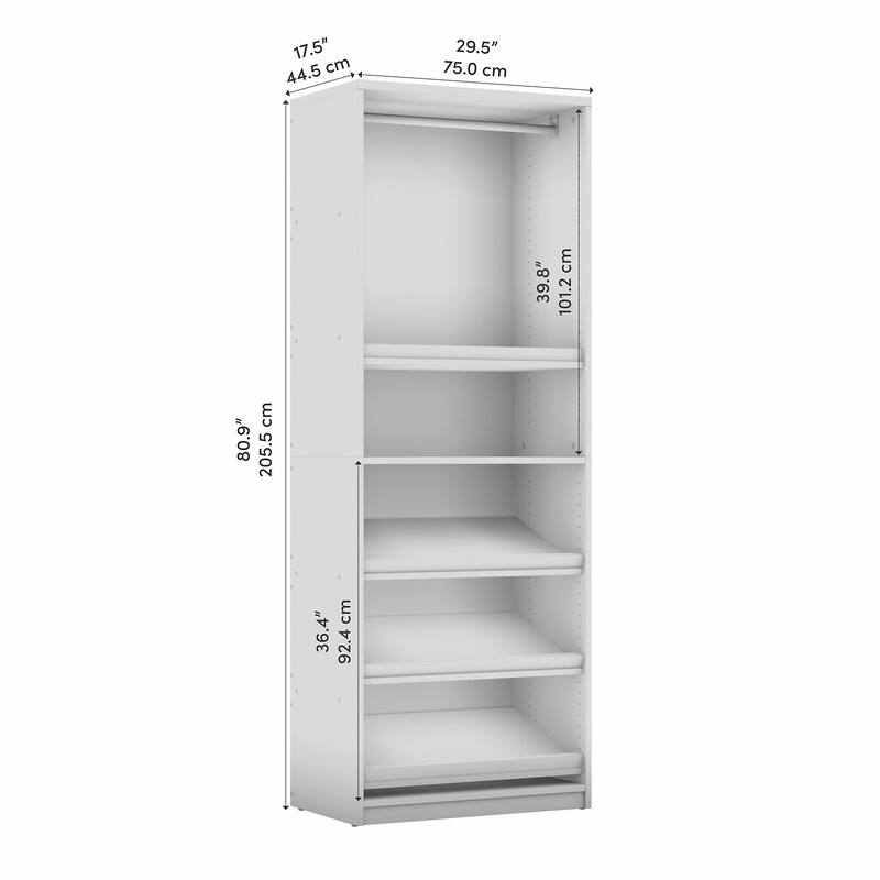 Cielo 30W Closet Organizer by Bestar