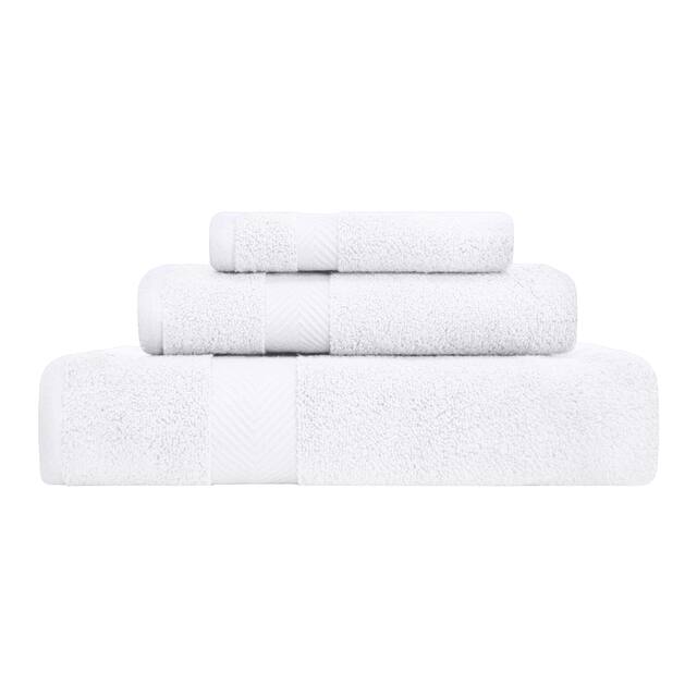 Miranda Haus Soft & Absorbent Zero Twist Cotton 3-piece Towel Set