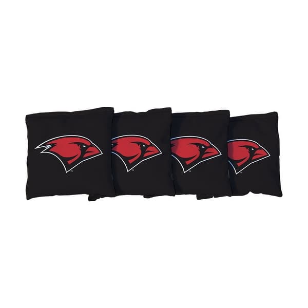 slide 2 of 3, Incarnate Word Cardinals Cornhole Bags Black All-Weather Resin Filled