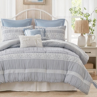 Madison Park Perryn 7 Piece Jacquard Comforter Set