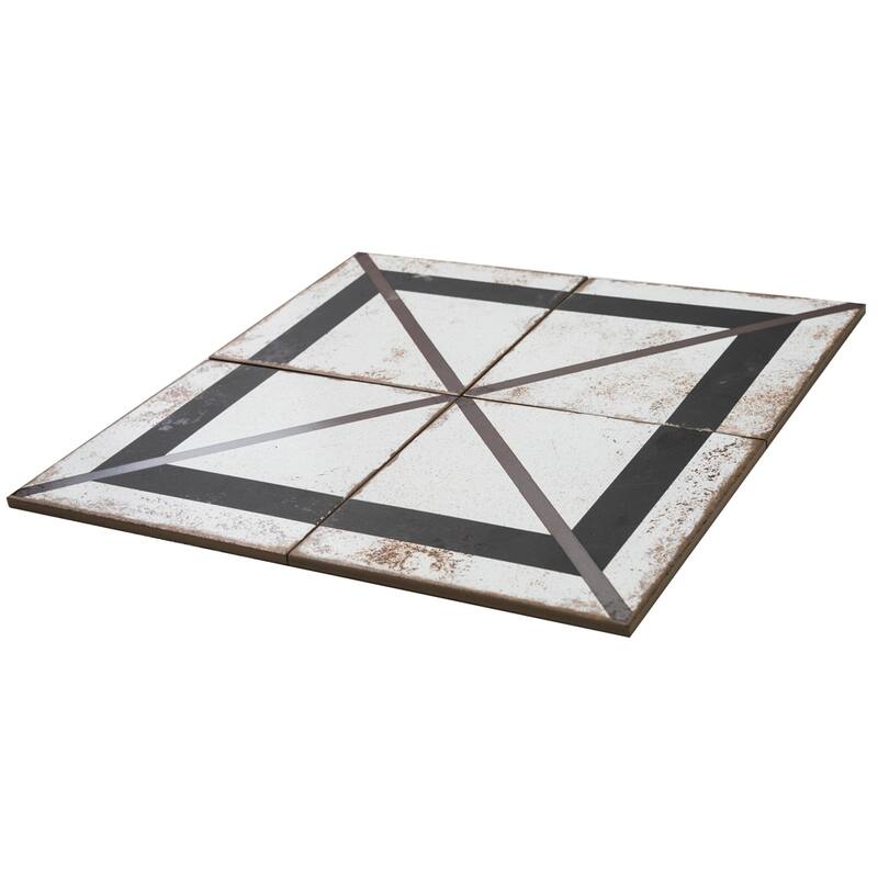 The Tile Life Metallici 8x8 Brown Matte Porcelain Metal Look Floor & Wall Tile