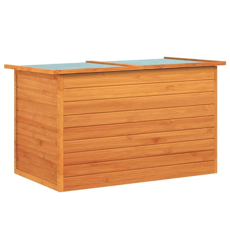 vidaXL Patio Storage Box 49.6"x28.3"x28.3" Wood