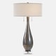 preview thumbnail 1 of 5, Uttermost Cardoni Smoke Table Lamp