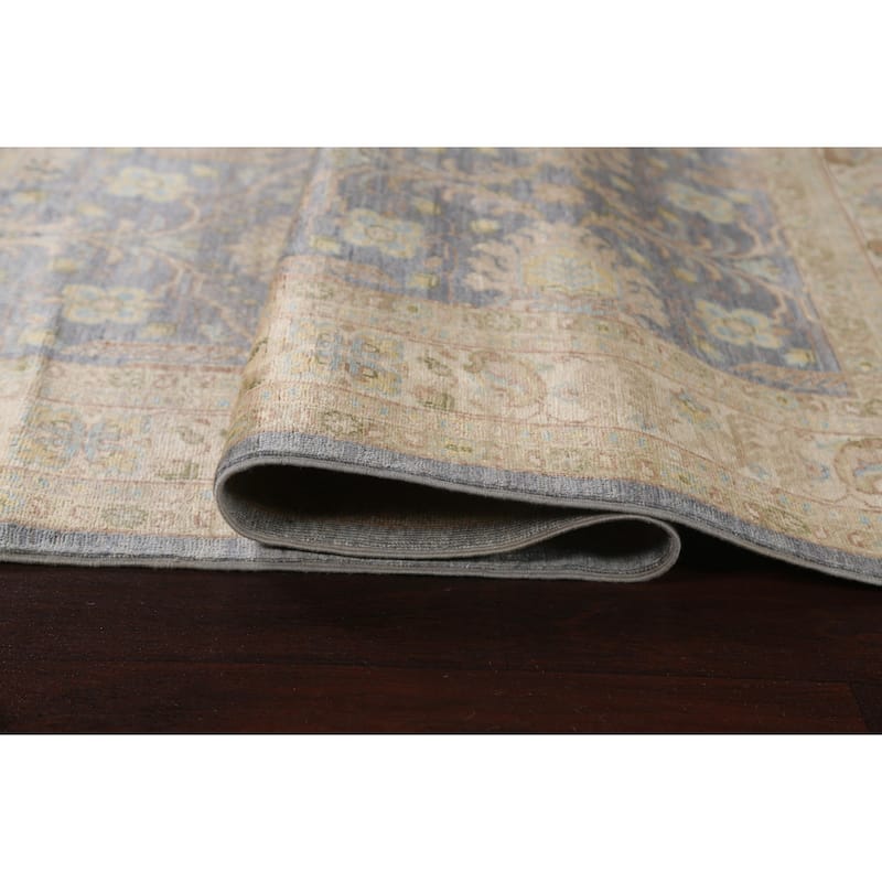 Traditional Vegetable Dye Oushak Turkish Area Rug Wool Hand-knotted - 5'9" x 7'9"