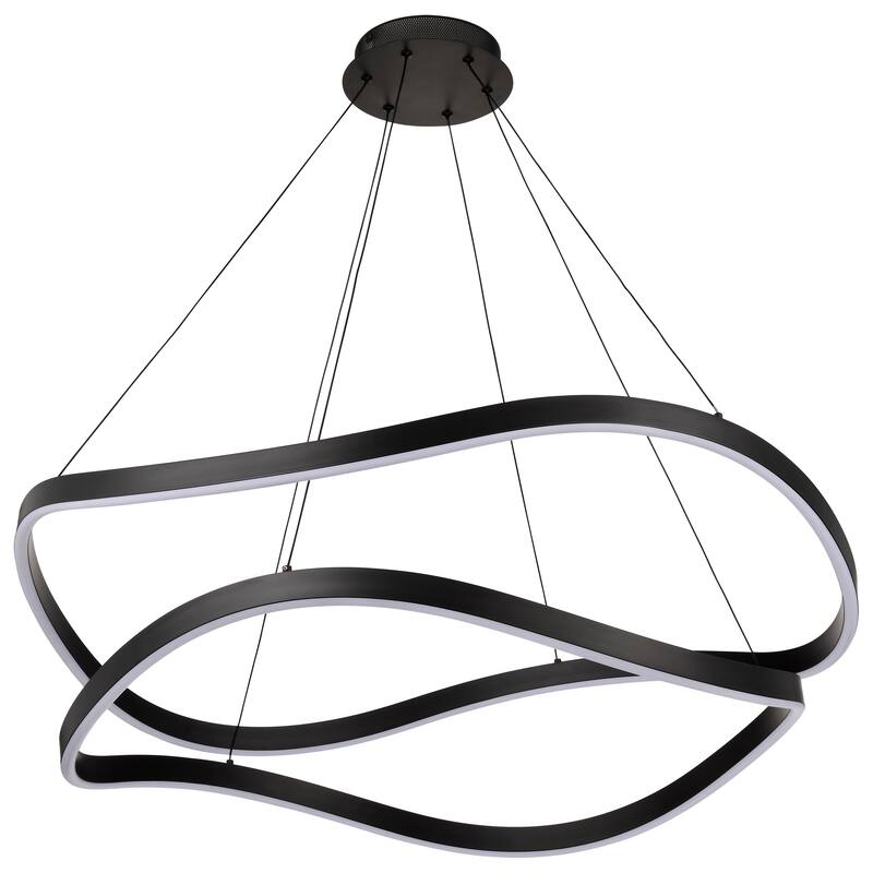 Sylas 36 Inch LED Pendant Matte Black Finish - Matte Black