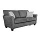 preview thumbnail 4 of 9, Elista Living Room Loveseat Grey