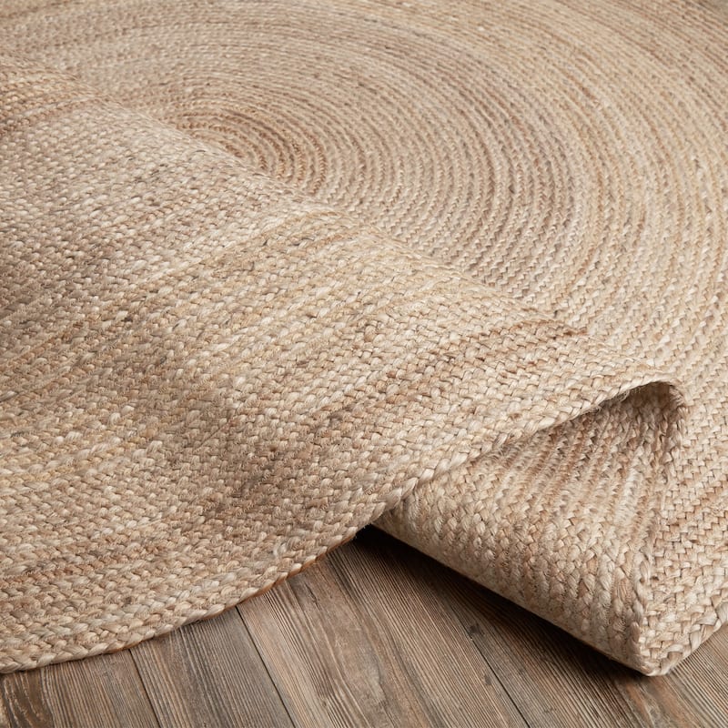 Natural Jute Rug Oval w/ Pad 72x108 - 6' x 9'