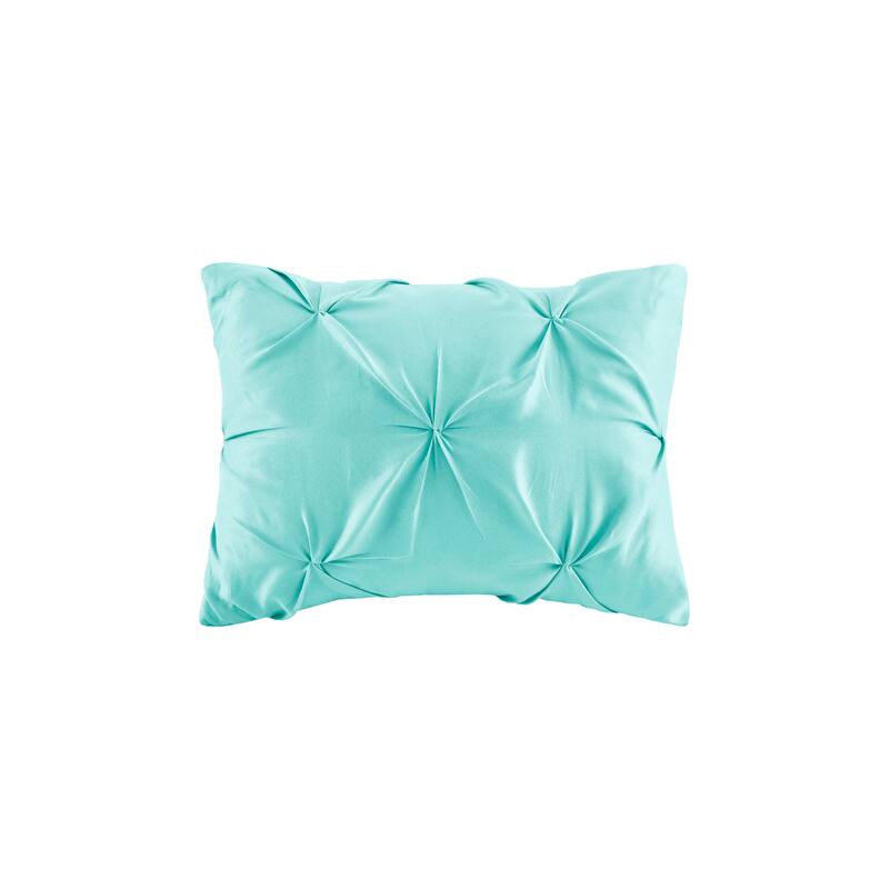 Intelligent Design Lara Metallic Printed and Pintucked Duvet Cover Set