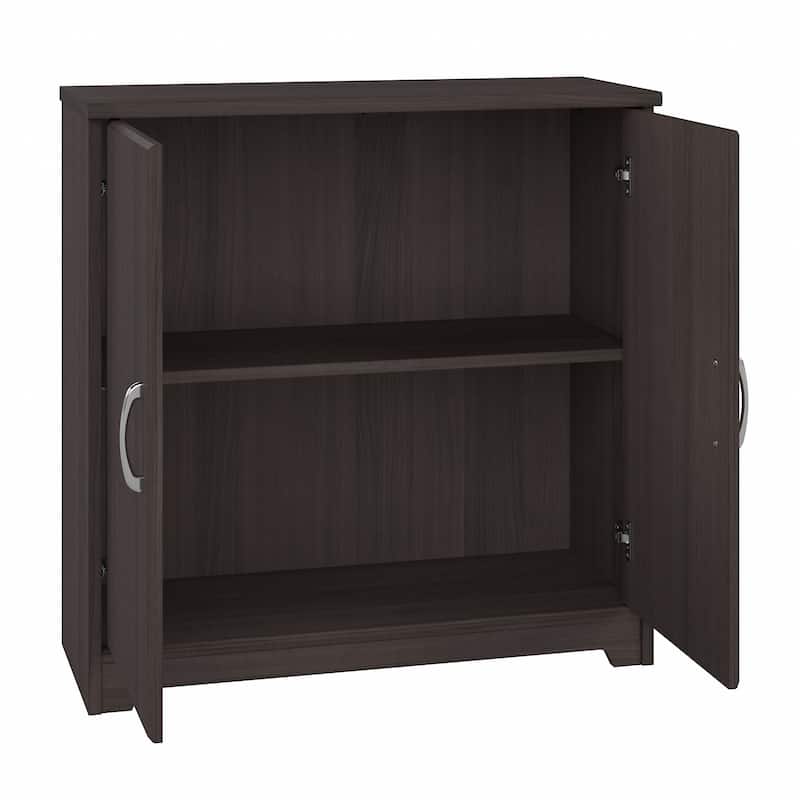 Cabot 60W L-Desk with Hutch and Storage Cabinet by Bush Furniture