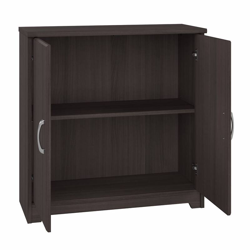 Cabot Small Bathroom Storage Cabinet with Doors by Bush Furniture