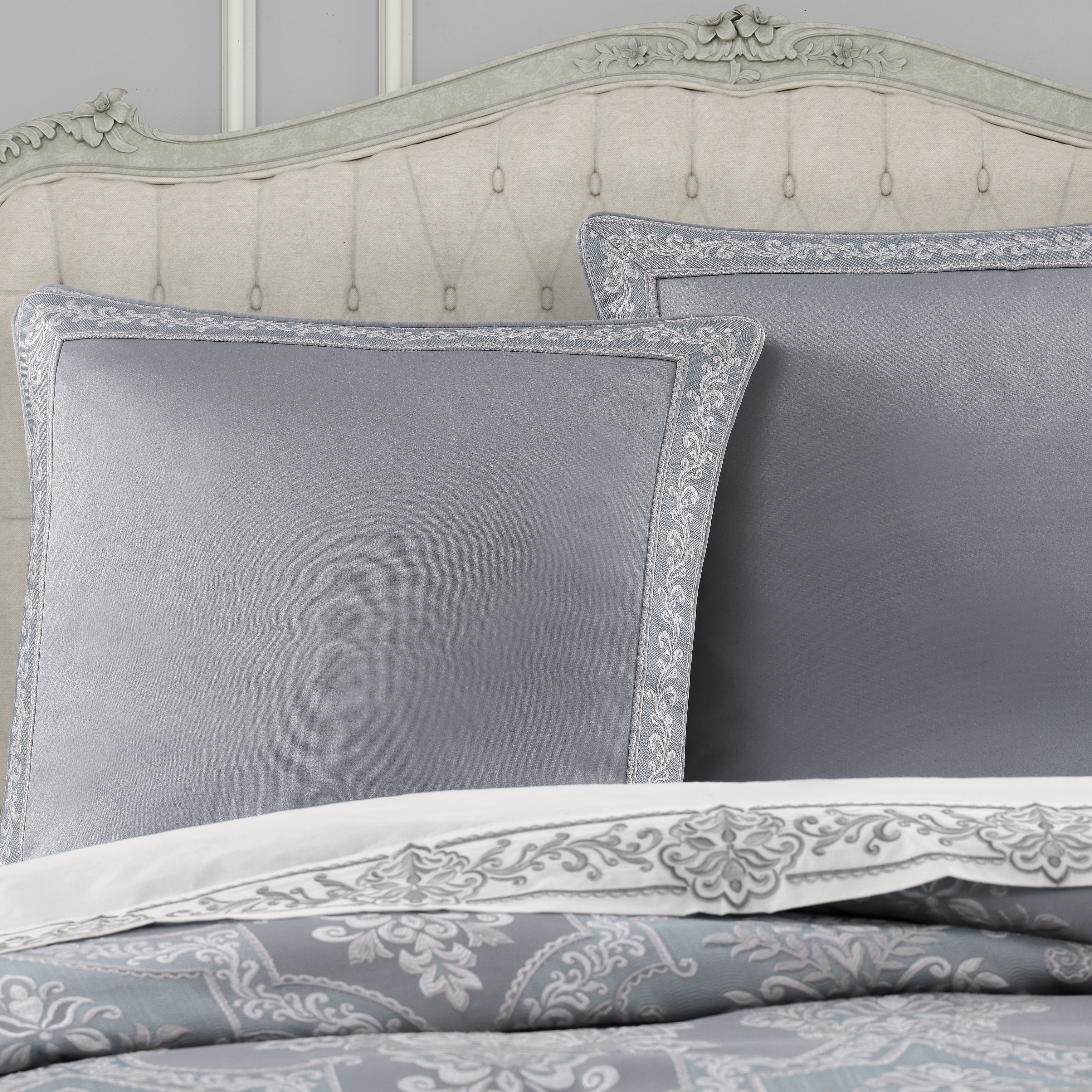 J. Queen New York Sondra Powder Blue Euro Sham
