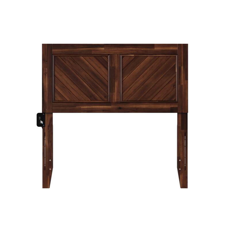 AFI Canyon Wood Headboard with Attachable Charger