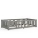 preview thumbnail 62 of 159, Wood Floor Bed with Safety Guardrails and Door