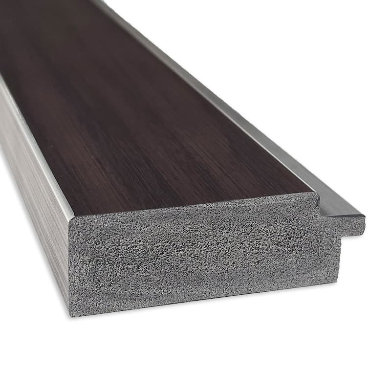 Ellie Non-Beveled Framed Full-Length Floor Leaner Mirror