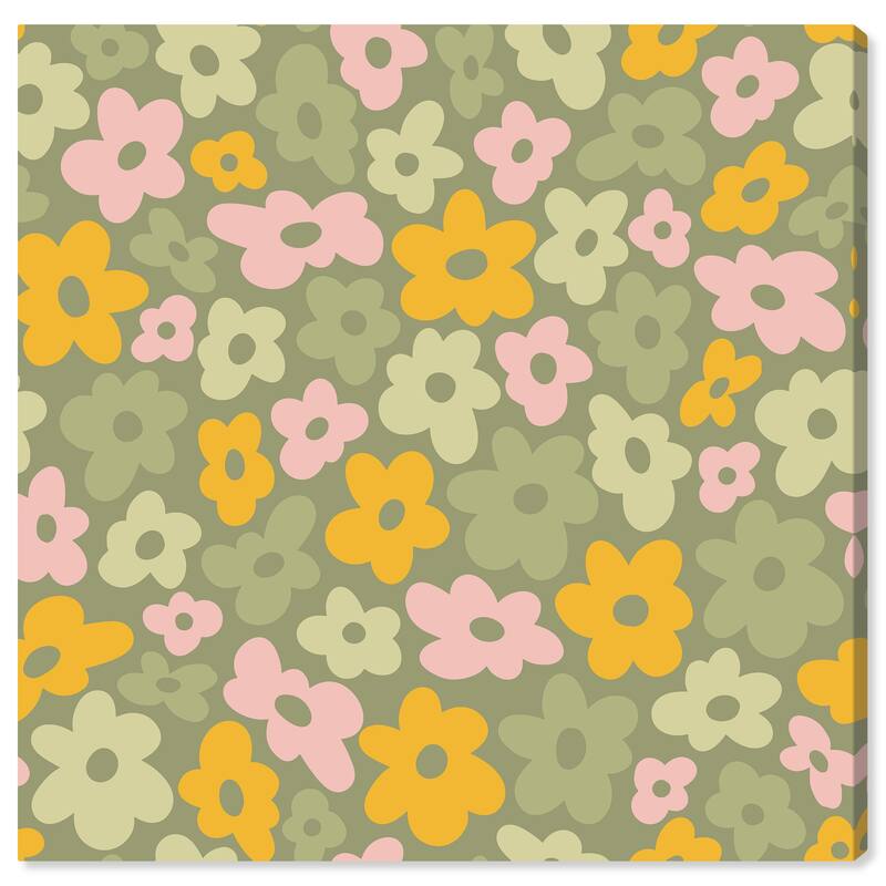 Wynwood Studio Canvas Floral and Botanical Gardener s Favorite Green and Orange Modern & Contemporary Wall Art Canvas Print - 30 x 30