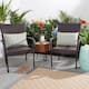 Option Sunbrella Lido Indigo / Cast Citrus