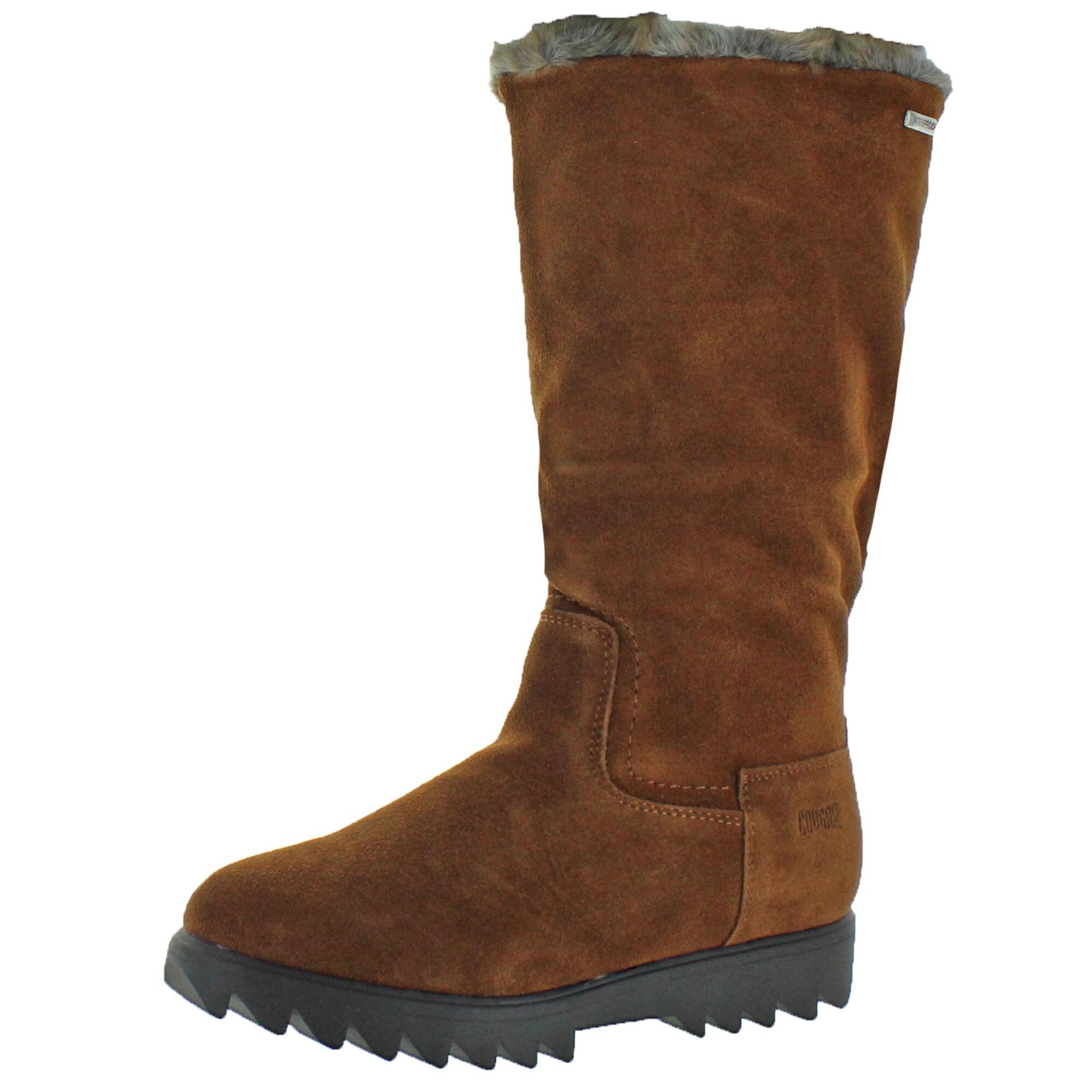 Shop Cougar Women S Zephyr Suede Faux Fur Trim Waterproof Winter
